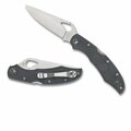 Byrd 3.8 in. Cara Cara2 Folding Plain Blade with Gray FRN Handle BY03PGY2